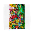 yutu00(ゆつぜろぜろ)の絵画の花 Towel Handkerchief