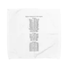 Sylvia T Egyptの古代エジプト新王国王名表　コンサートTシャツ風A Towel Handkerchief