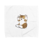 ボードゲームショップあそびばの喜ぶ猫 Towel Handkerchief