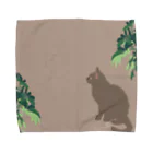 tasokunowarajiの猫タオルハンカチ Towel Handkerchief