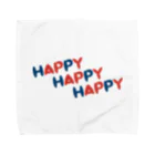 8anna storeのHAPPY HAPPY HAPPY！ タオルハンカチ