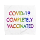 でおきしりぼ子のCOVID-19_ワクチン完全接種済み Towel Handkerchief