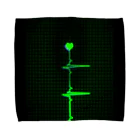 ごみの心電図モニター改 タオルハンカチ