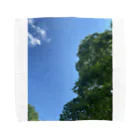 GreenTrexの木のある空 Towel Handkerchief