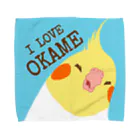 one-naacoのアイラブオカメ Towel Handkerchief