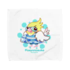 ことり工房のオカメのポエヨ之助  Towel Handkerchief