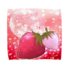 どるちぇ＊うさぎの6月《Moonシリーズ》＊Strawberry Moon＊ Towel Handkerchief