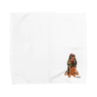 woohlaの優雅なイングリッシュコッカー Towel Handkerchief