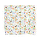 Julia_Madokaの犬・猿・キジと桃（フルグラフィック） Towel Handkerchief