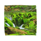 Toshiaki Sakuraiの苔の間 Towel Handkerchief