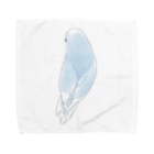 まめるりはことりの見返り美人マメルリハちゃん【まめるりはことり】 Towel Handkerchief