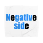 Negative sideのNegative side BLUE Towel Handkerchief