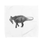segasworksのAmargasaurus（白黒） タオルハンカチ
