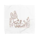 Feb Rabbit.のうさぎくん Towel Handkerchief