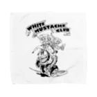 nidan-illustrationの"WHITE MUSTACHE CLUB"(タイトルなし)) タオルハンカチ