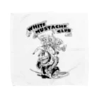 nidan-illustrationの"WHITE MUSTACHE CLUB"(タイトルなし)) Towel Handkerchief