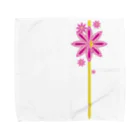 ニコボ(ぽんかん)の花かんざしさん Towel Handkerchief