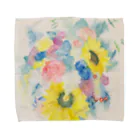 ネコとソラの夏の花 Towel Handkerchief