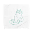 猫グッズ深谷にゃんにゃんのおおあくび Towel Handkerchief