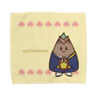 ごてんくんのごてんくんタオルハンカチ　黄色 Towel Handkerchief