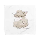 HOOBUKUROのゆる羊 タオルハンカチ