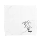 。のsleepy girl. Towel Handkerchief