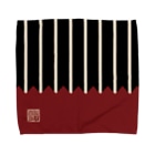 Rigelの黒羅紗地裾緋羅紗 山形文様陣羽織柄 Towel Handkerchief