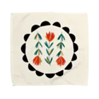 sawa_worksの花と輪 Towel Handkerchief