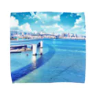 とみたんの東京の景色(レインボーブリッジ) Towel Handkerchief