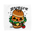 イラスト MONYAAT のバーガー Towel Handkerchief