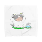 tekikakuの牛さんと牛乳 Towel Handkerchief