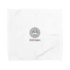 666 Online Shopの666.Salonロゴマーク+ロゴタイプ(黒) Towel Handkerchief