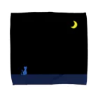 a-noのmoon & blue cat Towel Handkerchief