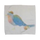 mayunoasakawaの鳥さんの  おとどけもの Towel Handkerchief