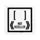 NOT RESELLER by NC2 ch.のNOT RESELLER LOGO ver. タオルハンカチ