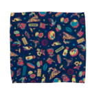 Metaphysical BerryのNight on the Galactic Railroad Towel Handkerchief