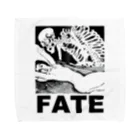 アインシュタインキャットのFATE（宿命）（黒文字） タオルハンカチ