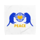 保護猫支援ショップ・パール女将のお宿のpeace  Towel Handkerchief