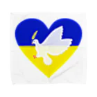 LalaHangeulのPray For Peace ウクライナ応援 タオルハンカチ