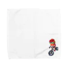 マボ@ロードバイクマンのロードバイクマン（レッド） Towel Handkerchief