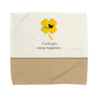 Jioperu's shopのHappy four-leaf clover Towel Handkerchief