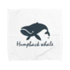 Atelier Pomme verte のHumpback whale22 Towel Handkerchief