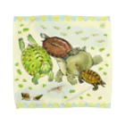 八重山みなみんの水辺のカメと生き物たち Towel Handkerchief