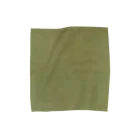 kiki25のモスグリーン Towel Handkerchief