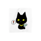 kotの黒猫のネコ天使ノア Towel Handkerchief