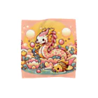 大江戸花火祭りのCelestial Ryujin Realm～天上の龍神社6~5 Towel Handkerchief