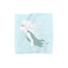 みずいろみずうみのoyogu blue Towel Handkerchief