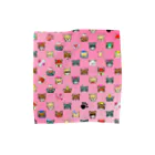 みなまりSHOPの荒ぶるチワワ　ピンク Towel Handkerchief