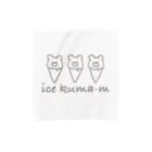 蜜ʕ•ﻌ•✻のice kuma-mʕ•ﻌ•✻ Towel Handkerchief