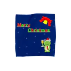 🐸かえるさんと仲間たち🐸のメリークリスマスなかえるさん Towel Handkerchief